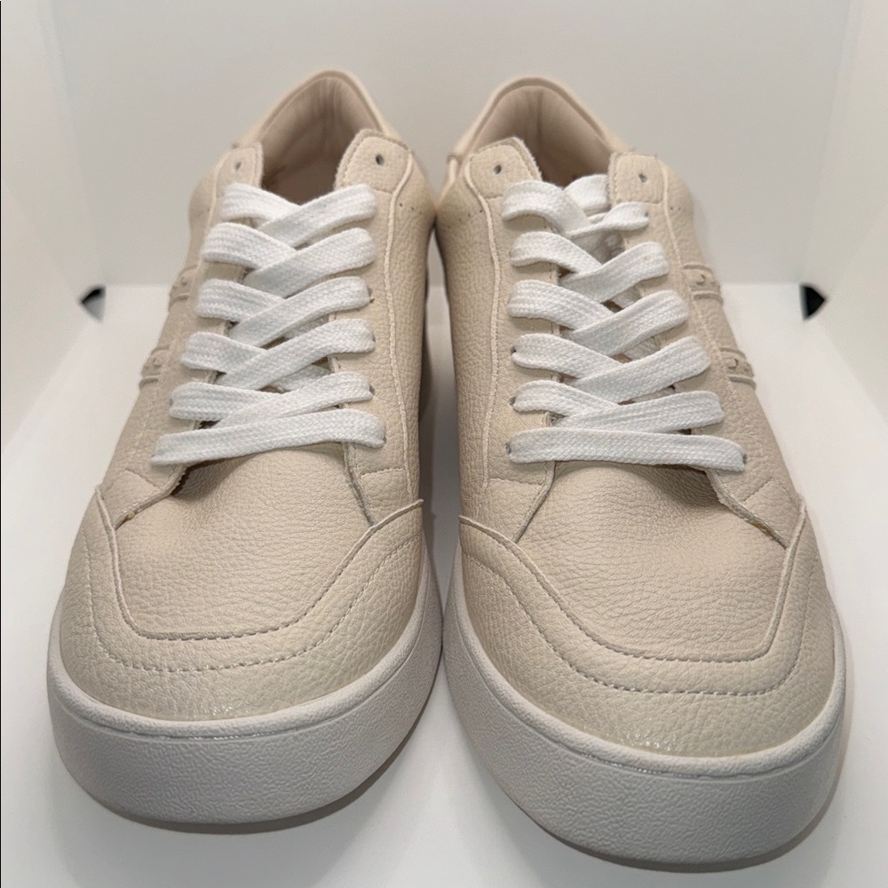 Oasis Society The 365 Stitch Platform Sneakers Ivory Vegan Leather Women’s 9 - Picture 6 of 14